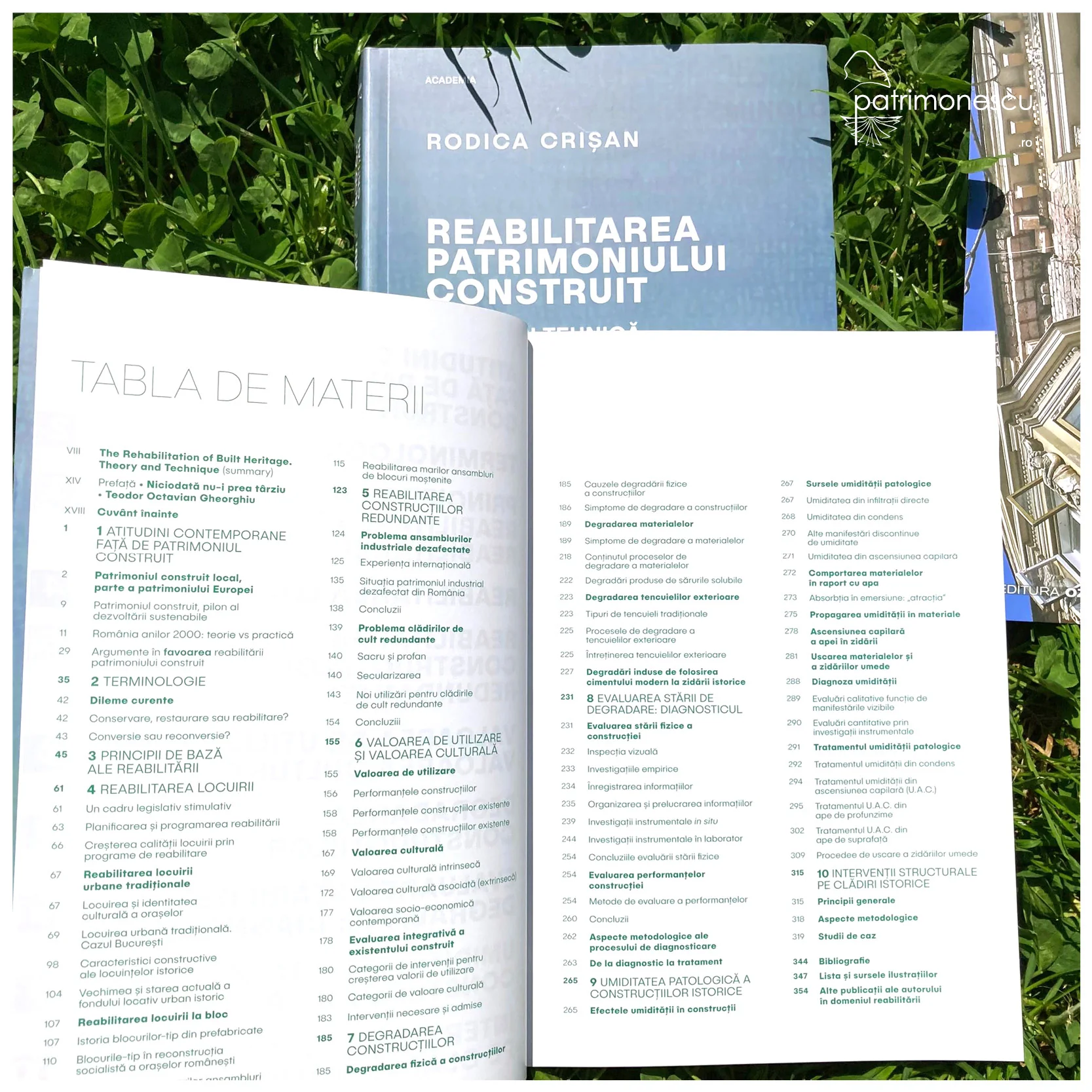 Reabilitarea patrimoniului construit. Teorie și tehnică – Positif Concept SRL/ Editura Ozalid