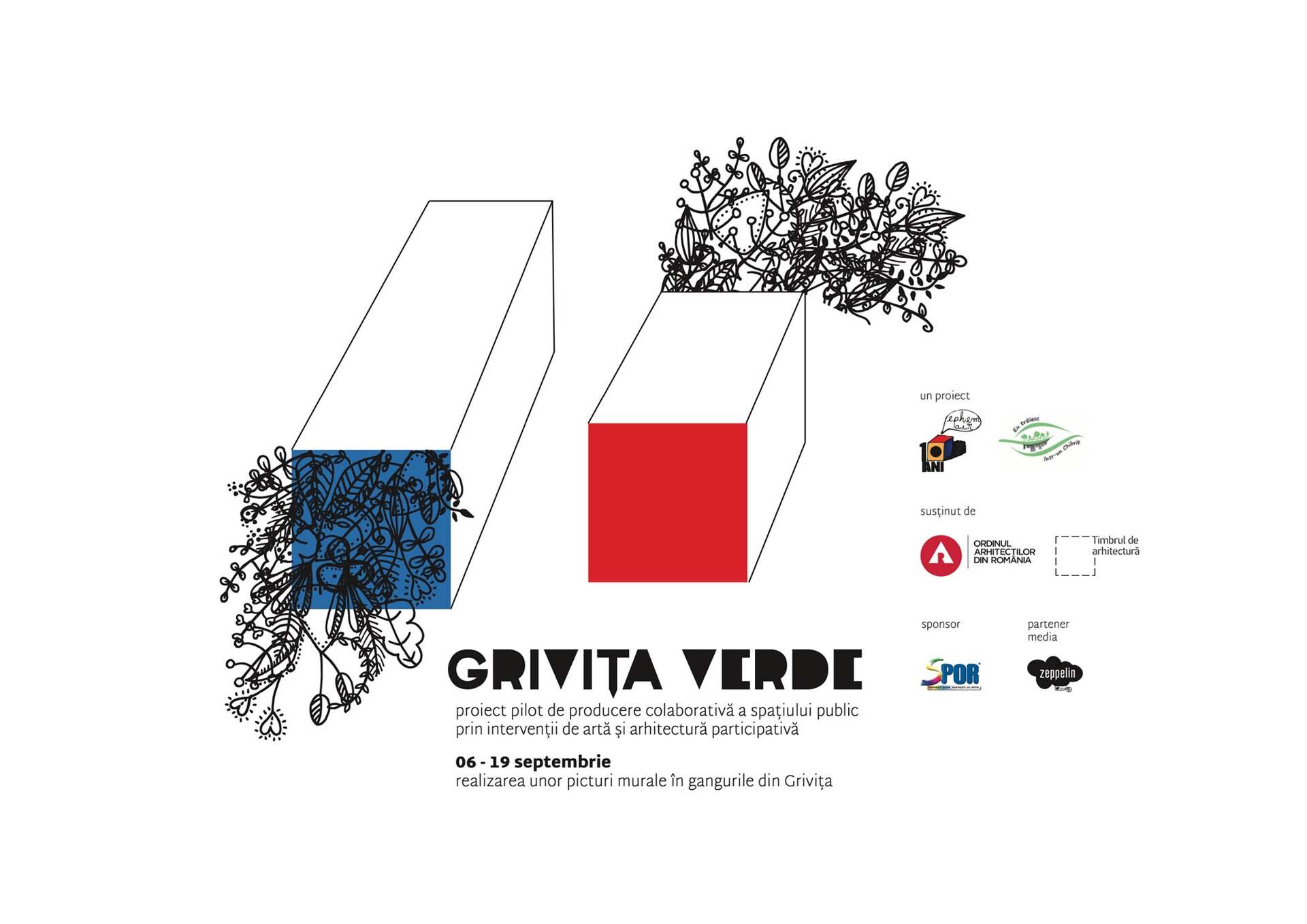 Grivița Verde: proiect pilot de producere colaborativă a spațiului public prin intervenții de artă și arhitectură participativă – Asociația Ephemair