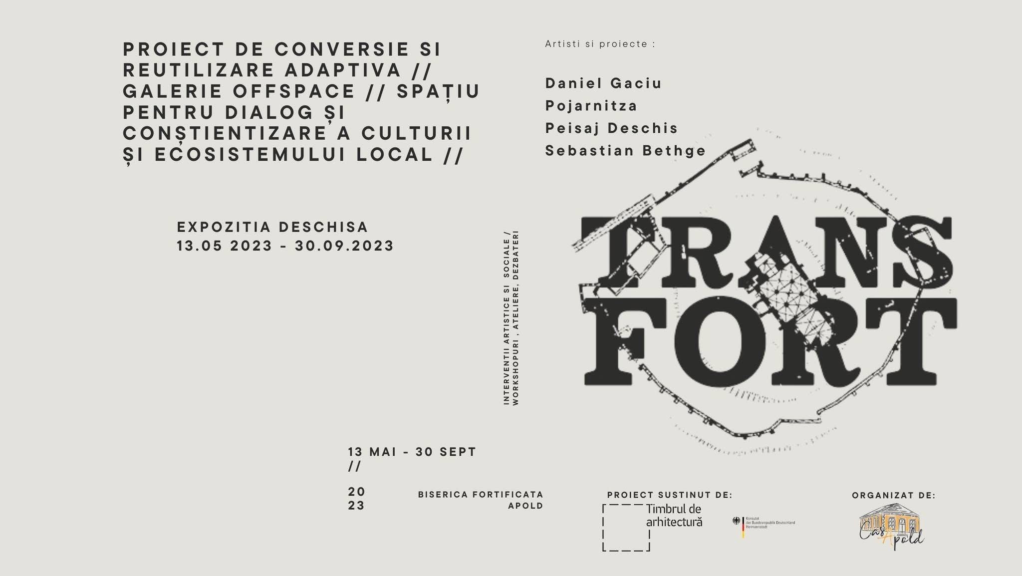 TRANS.FORT – conversie și reutilizare adaptivă la Biserica Fortificată Apold – Asociația  CasApold