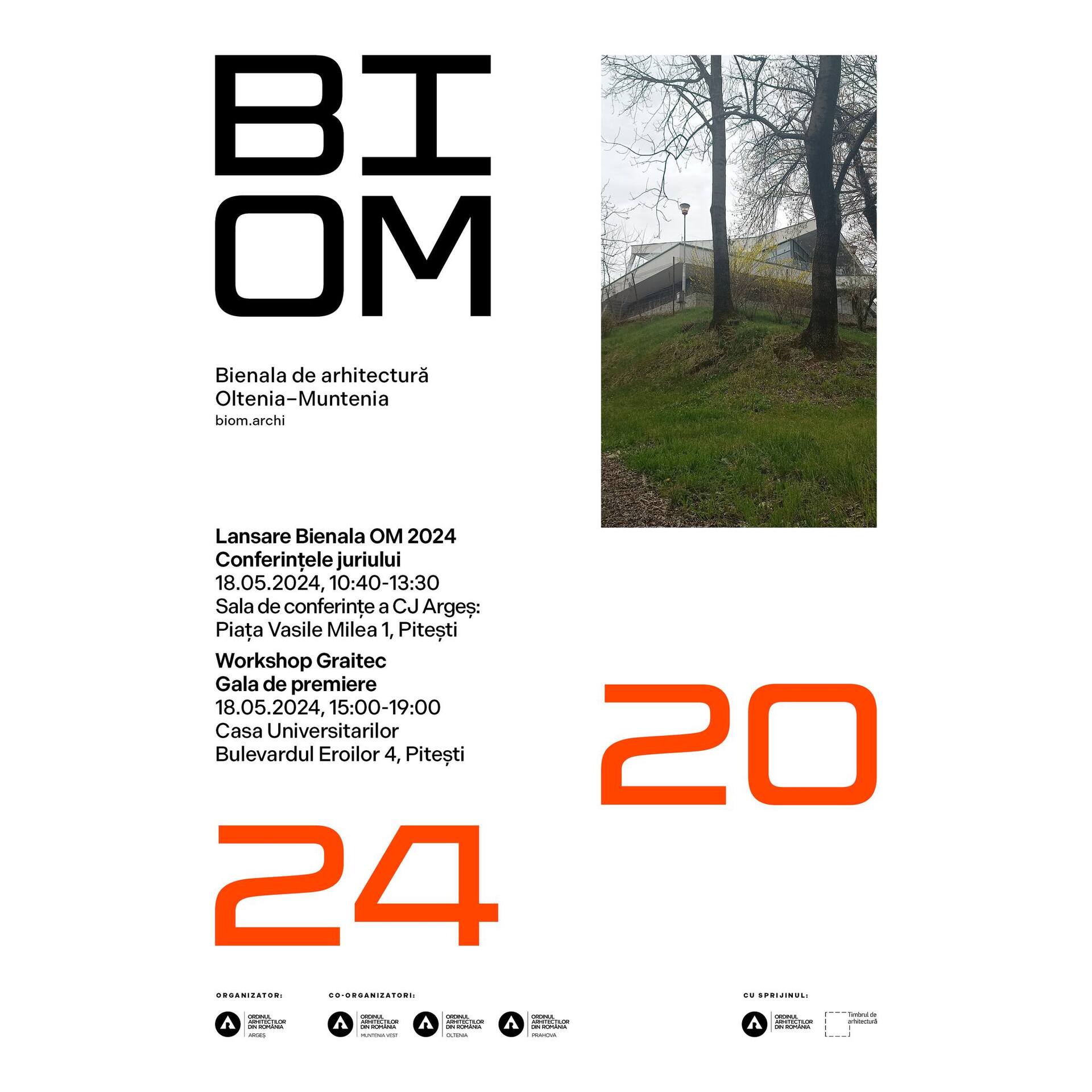 Bienala de Arhitectură OM (Oltenia – Muntenia) 2024 – Filiala Teritorială Argeș a OAR