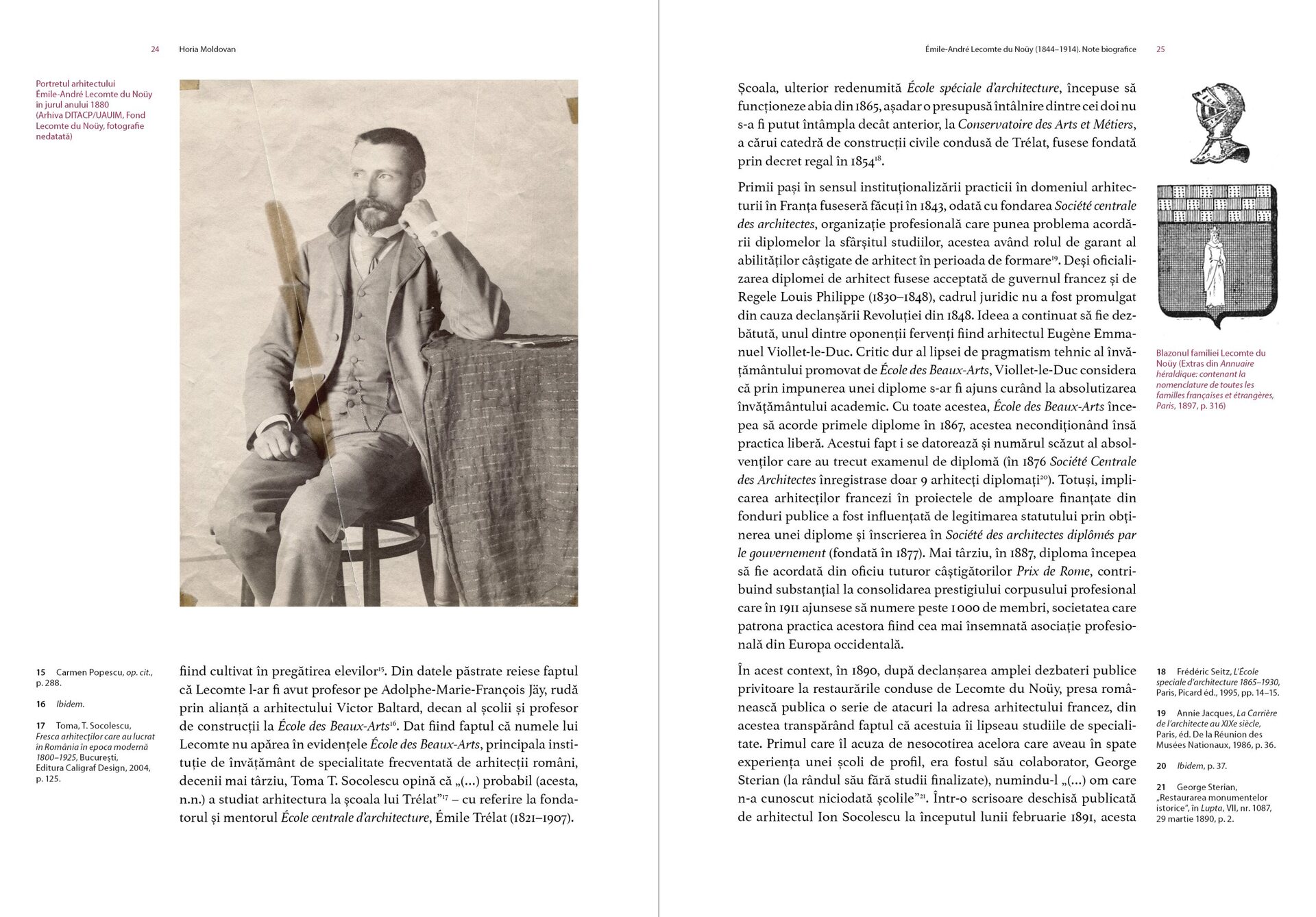 Émile-André Lecomte du Noüy – Cultura arhitecturală în Vechiul Regat – Asociația Art Conservation Support (ACS)