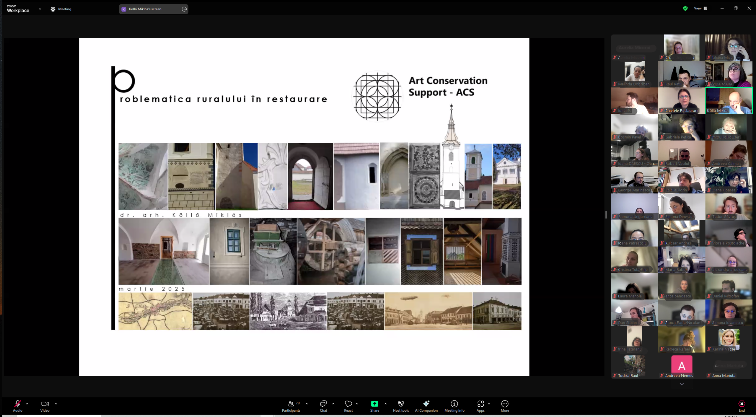 Relația dintre arhitectură  și componentele artistice, la monumentele istorice (III) – Art Conservation Support