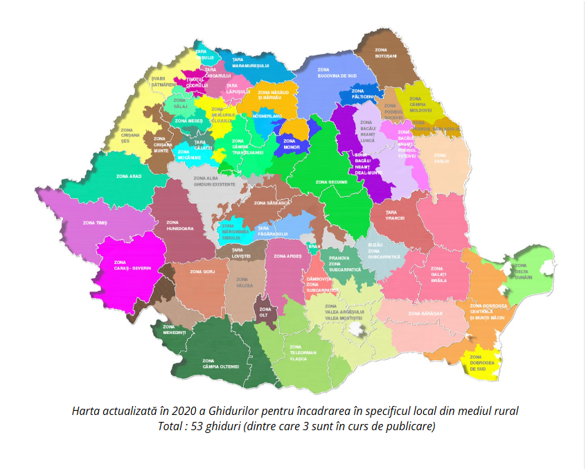 Ghiduri de arhitectură pentru încadrarea în specificul local în mediul rural (2016-2022) – Ordinul Arhitecților din România (OAR), Grupul de lucru Rural